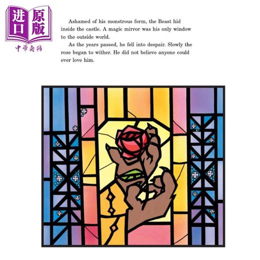 【中商原版】Beauty and the Beast 小金书 美女与野兽 经典迪士尼童话故事书 儿童绘本故事图画书 英文原版进口图书 商品图3
