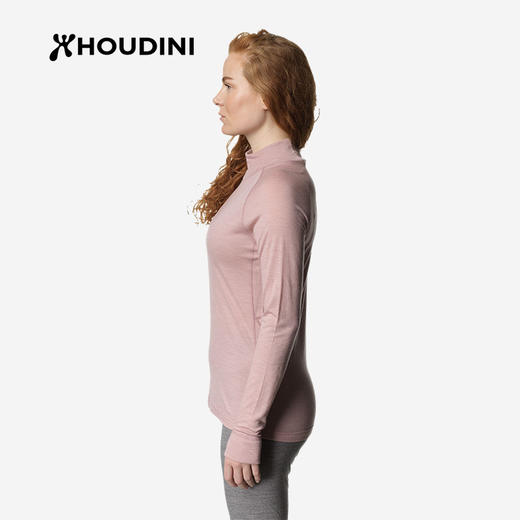 HOUDINI胡丁尼 Activist Turtleneck 积极女美利奴羊毛长袖打底衫 130054 商品图2