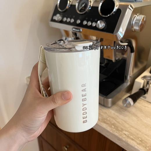 杯具熊｜咖啡随手杯，可拆吸管保温保冷，316不锈钢430ML保温杯 商品图5
