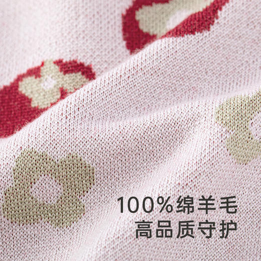 【商场同款】英氏儿童毛衣秋季保暖羊毛衫女宝宝休闲外套 商品图2