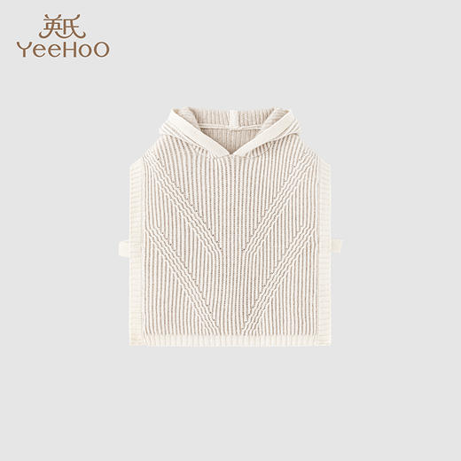 【商场同款】英氏宝宝披风套衫连帽羊毛斗篷秋季新品 商品图0