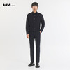 HIM漢崇 商务正装上班长袖衬衣简约字母刺绣通勤衬衫男 2025秋季 商品缩略图1