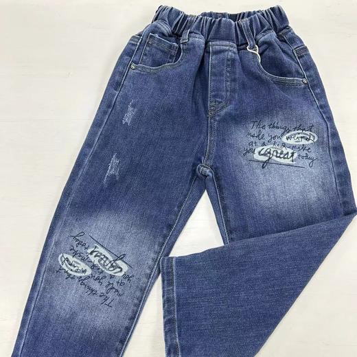 【2023新款】木佑果 秋MR876男中童牛仔长裤F230810 商品图2