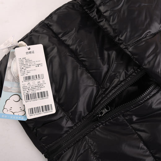 棉果果冬季男童黑色轻薄内胆羽绒服M412102921766 商品图2