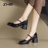 ZHR蝴蝶结玛丽珍小皮鞋百搭夏季鞋子女鞋高跟鞋女不累脚法式单鞋 商品缩略图6