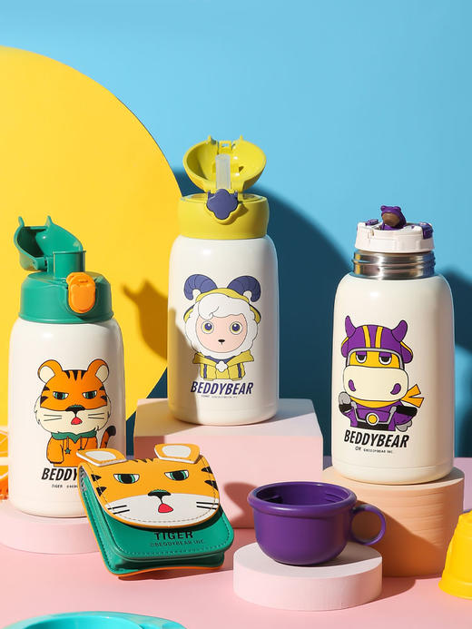 杯具熊生肖四叶草儿童保温壶RT105-630 商品图2