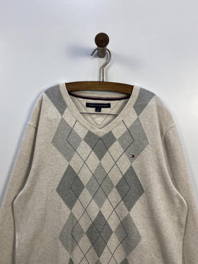 Y2K Vintage Tommy Hilfiger 针织毛衣 _SWT(M)