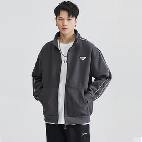 圈【新款DQ】大依优型立领夹克外套男宽松加肥加大码上衣夹克商务休闲胖子肥佬