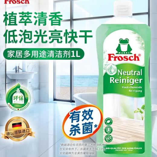 Frosch不锈钢陶瓷多用途清洁剂500ml+厨房油污喷剂500ml+多用途清洁剂1L/组 商品图2