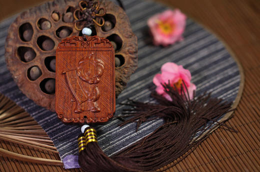 猴年大吉°非洲酸枝挂件 商品图3