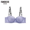 2F【Fandecie芬狄诗】【无龄潮搭系列】花卉蕾丝软钢圈薄杯可拆卸LOGO肩带文胸 商品缩略图0