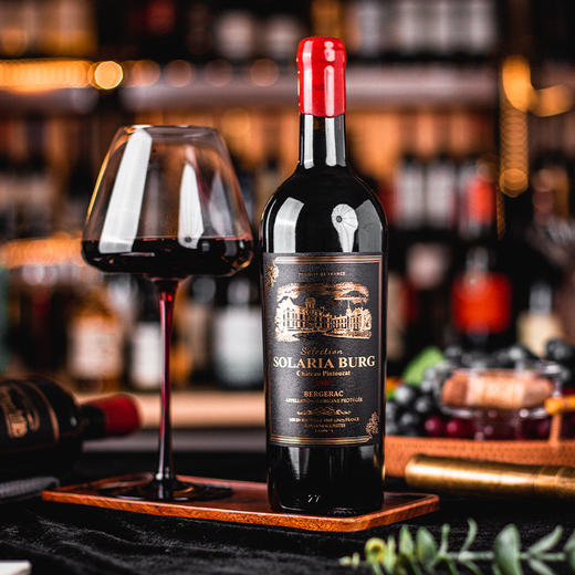 【自营】佩里庄园法国原瓶进口索岚堡庄园干红葡萄酒 蜡封瓶口 城堡级AOP 750ml*6瓶  H 商品图2