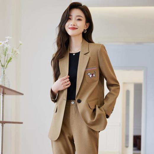 百搭西装外套女秋季2023新款休闲通勤风高级感气质韩版西服套装女 商品图1