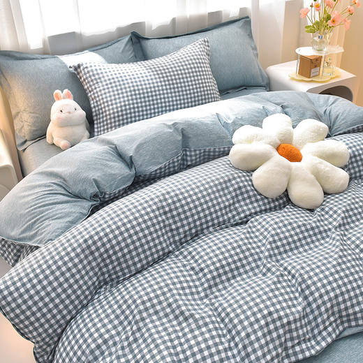 【植物羊绒四件套】亲肤舒适，可裸睡的柔软，可水洗机洗，不掉色，四季皆可用！ry 商品图13