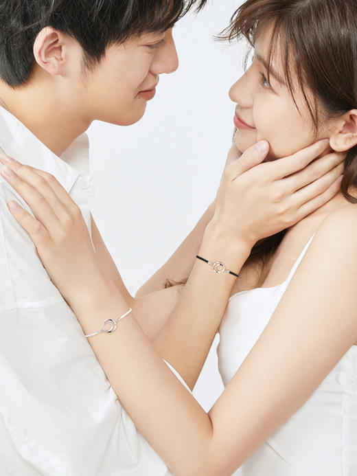 【莫比乌斯定情情侣手链】Fanci范琦S925银饰手环男小众生日礼物 商品图4