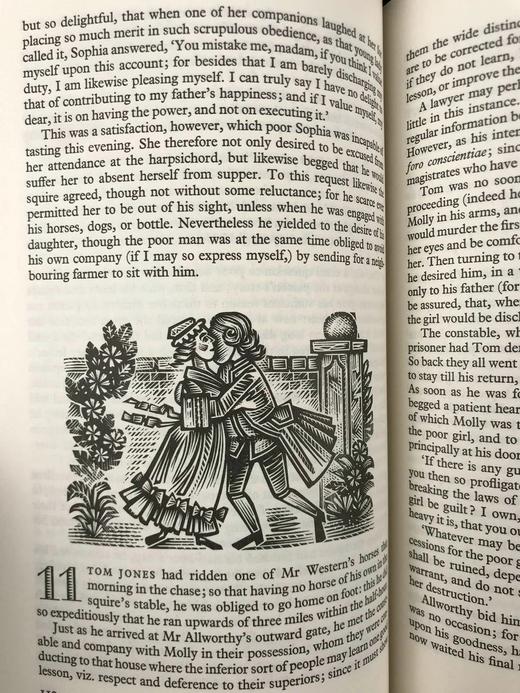 亨利·菲尔丁《汤姆·琼斯》（1973） 数十幅木版画插图 精装18开带书匣 商品图11