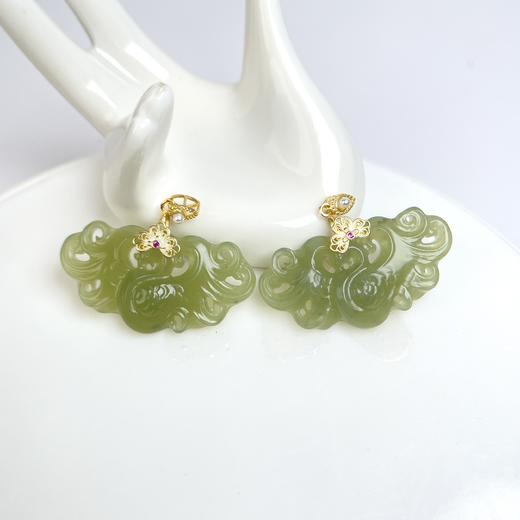 和田玉吊坠-青黄口凤凰牌 商品图0