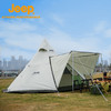 Jeep户外精致露营防晒帐篷便携式折叠六边形金字塔防雨印第安帐P213079087 商品缩略图3