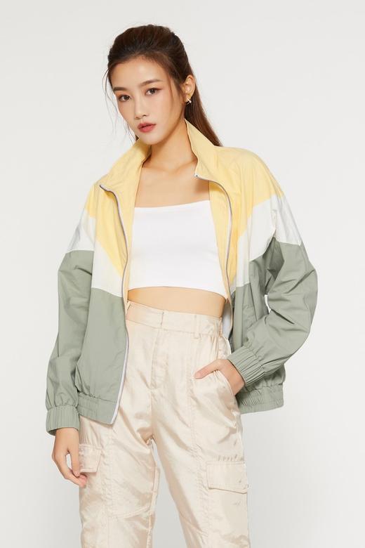 Stay2Weeks 黄绿拼色夹克外套 9495 商品图0