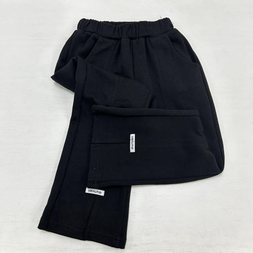 【2023新款】木佑果 秋MA862A女中童棉质喇叭裤F230810 商品图3