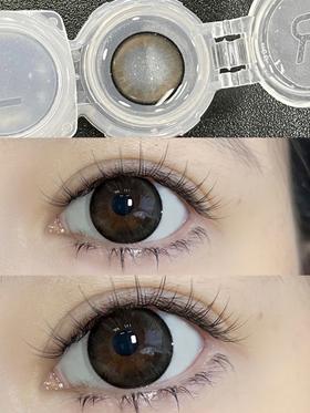 pfgirlcon美瞳 奶油黑豆 14.2mm