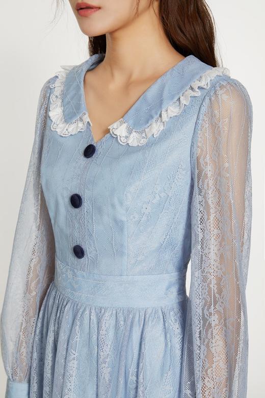 Le Malene 复古收腰连衣裙 9410 商品图2