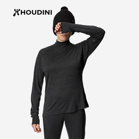 HOUDINI胡丁尼 Activist Turtleneck 积极女美利奴羊毛长袖打底衫 130054