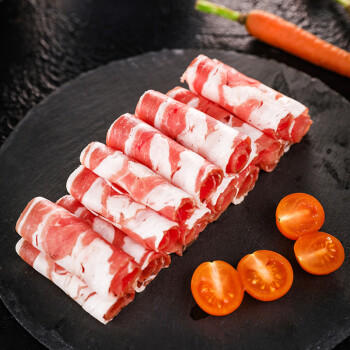 东来顺 内蒙古羔羊原切肋排羊肉片400g 火锅羊肉卷 清真中华老字号 商品图3