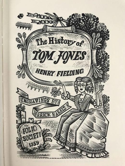 亨利·菲尔丁《汤姆·琼斯》（1973） 数十幅木版画插图 精装18开带书匣 商品图2