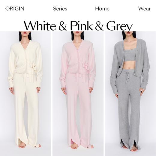 从轻 闪闪家居服开衫三件套简约睡衣保暖可外穿 商品图4