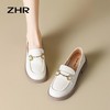 ZHR乐福鞋2023新款英伦风jk小皮鞋一脚蹬单鞋韩版百搭ins女鞋 商品缩略图5