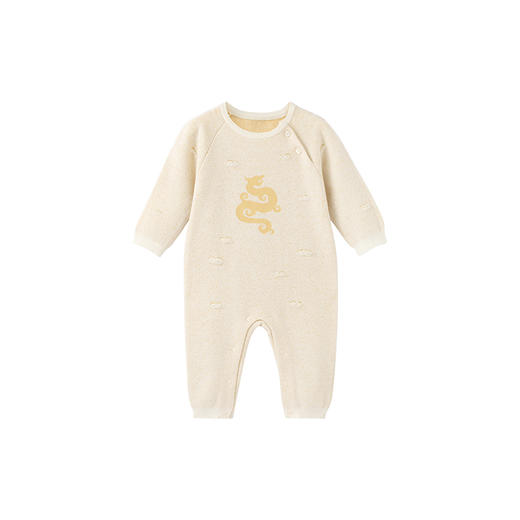 【商场同款】英氏婴幼儿哈衣男宝女宝秋季保暖羊毛连体衣 商品图4