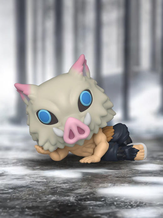 Funko POP! Demon Slayer Lounging Inosuke日漫鬼灭之刃侧躺的嘴平伊之助限定款手办摆件 59159 商品图2