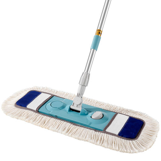 【套布款】美丽雅棉线拖把套布式平板地拖大号尘推家用木地板墩布纤维布两用60型 商品图1