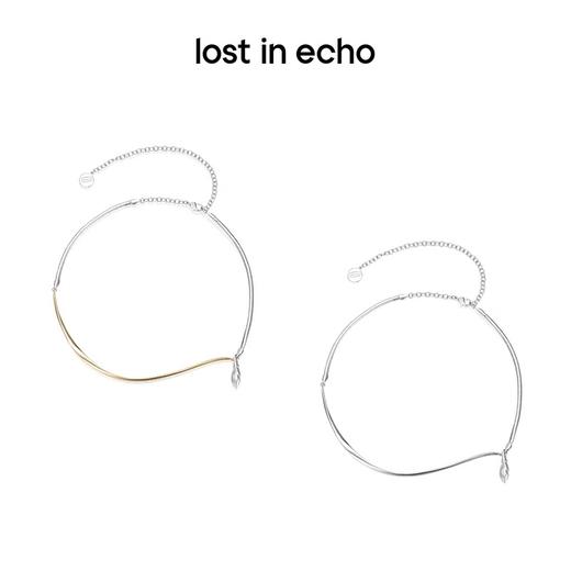 lost in echo原创设计师款轻奢百搭高级感水滴坠流线项链配饰吊坠 商品图4