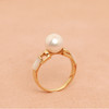美裕 金18K海水珍珠戒指 8-8.5mm白 95381 商品缩略图1