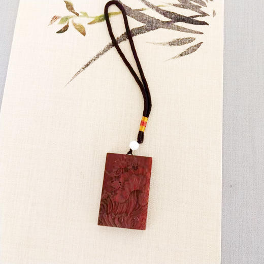 一路清廉°酸枝&紫光檀挂件 商品图0