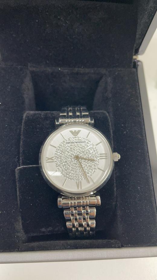 4053858564022 EMPORIO ARMANI 阿玛尼女表闪耀满天星镶钻表盘钢带石英表【可能没电】 商品图2