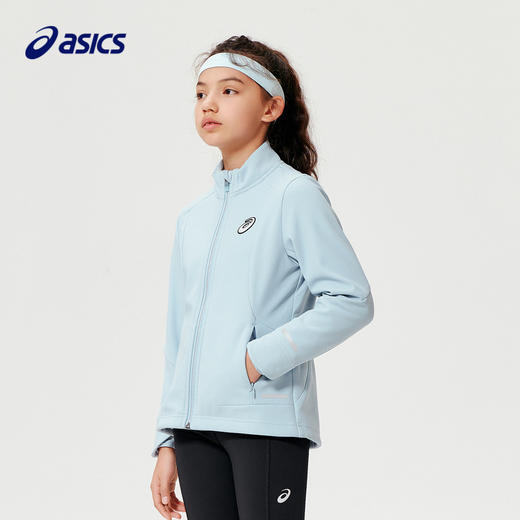 ASICS/亚瑟士童装2023年秋冬男女儿童运动立领针织便服舒适保暖 商品图1
