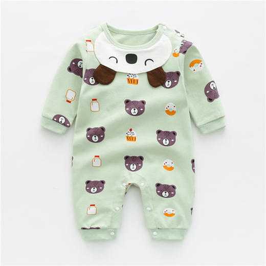 婴儿连体衣女宝宝秋装男童纯棉衣服哈衣春秋爬服2睡衣3新生儿0岁1 商品图2