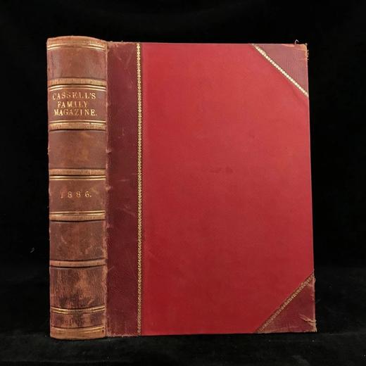 1886年 卡塞尔家庭杂志 数百幅插图 真皮精装16开 商品图0