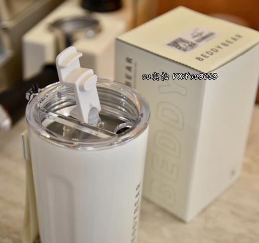 杯具熊｜咖啡随手杯，可拆吸管保温保冷，316不锈钢430ML保温杯 商品图3