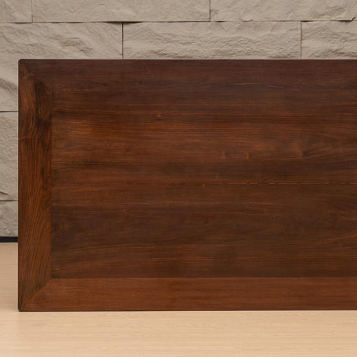 清 红木透雕狮纹大画桌 商品图2