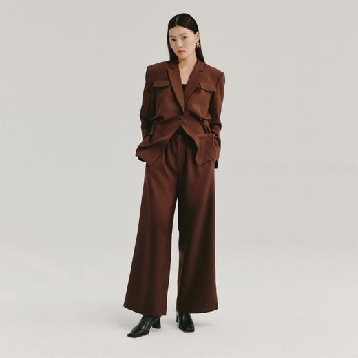 LIYIHAN 解构捏皱西装 Y233T00476 商品图2