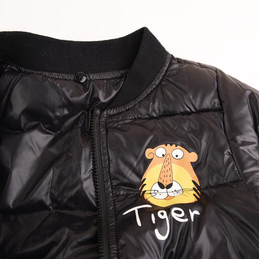 棉果果冬季男童黑色轻薄内胆羽绒服M412102921766 商品图1