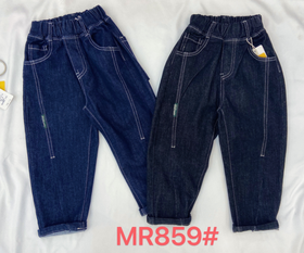 【2023新款】木佑果 秋MR859男中童牛仔长裤F230810