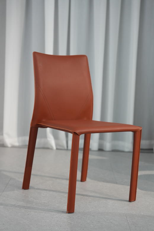 【🔥餐椅推荐】A21 加厚马鞍皮革餐椅 商品图3