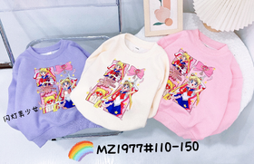 【2023新款】木佑果 秋MZ1977女中童长袖卫衣TF230810