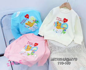 【2023新款】木佑果 秋MK1034女中童长袖卫衣TF230810