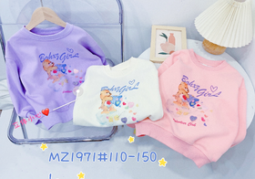 【2023新款】木佑果 秋MZ1971女中童长袖卫衣TF230810